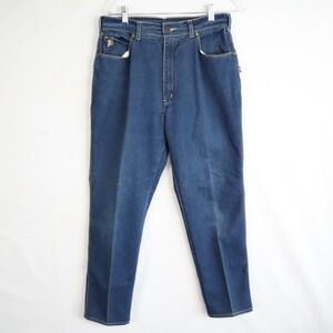 Braxton Jeans Womens 16‎ Tapered Leg Work 5-Pocket Stretch Flex Denim Blue